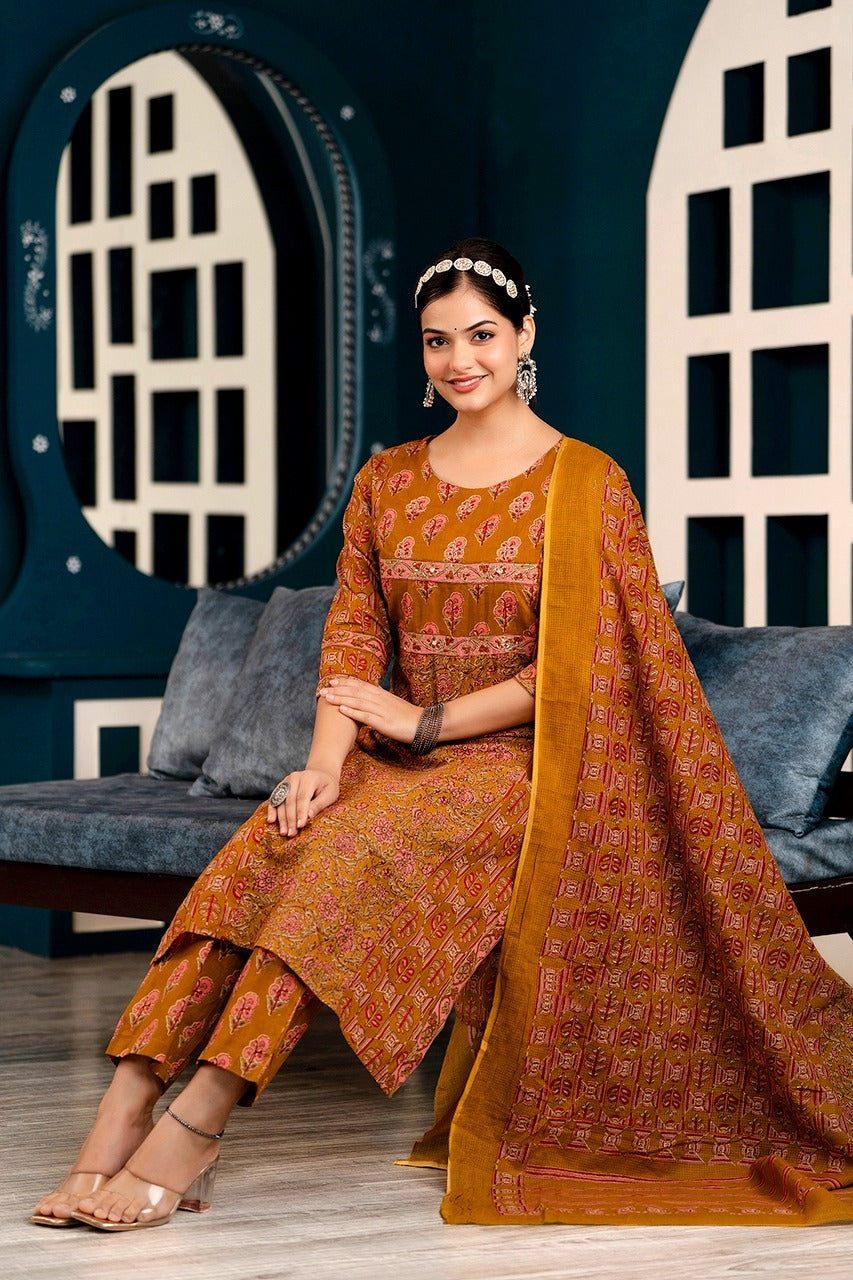Amber Whispers 3-piece Suit Set